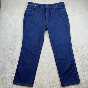 Vintage Wrangler Jeans Mens 42x30 Blue Denim 912PL‎ Western USA Made *39x29*
